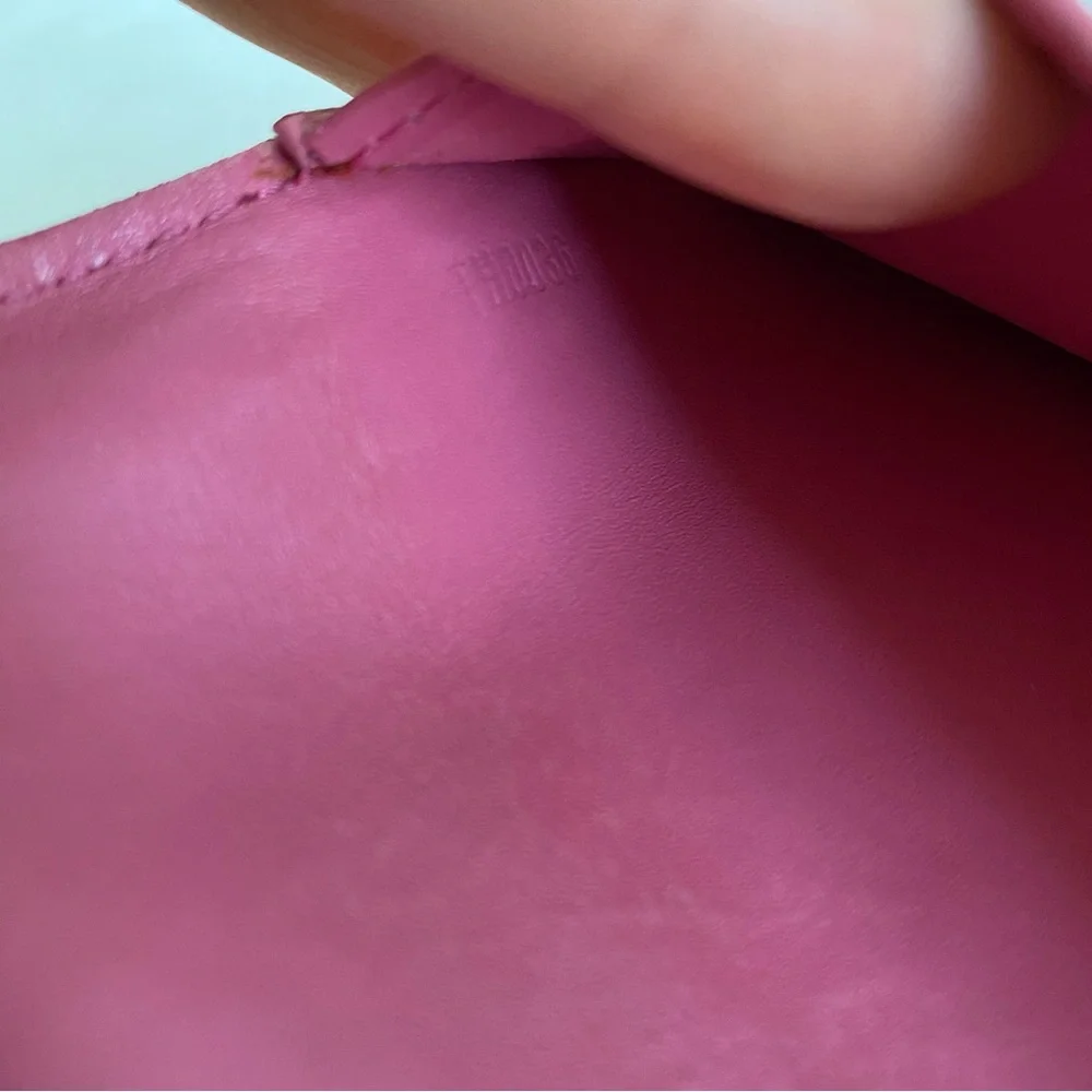 LOUIS VUITTON pink Vernis Wallet